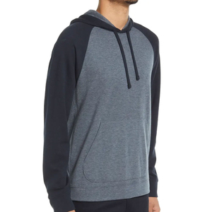 New Arrival Heavyweight Polyester/Cotton Fleece Breathable Quick Dry Front <b>Pullover</b> <b>Men</b> Hoodies Custom Logo Plain Dyed Wholesale - Product Image 2
