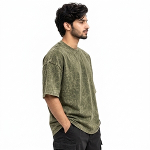 breathable fabric <b>trendy</b> urban style comfortable Men oversized Acidwash <b>T</b> <b>Shirts</b> premium quality Men oversized Acidwash <b>T</b> <b>Shirts</b> - Product Image 6