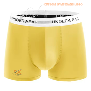 Calzoncillos Boxer para Hombre de Secado Rápido, Cintura Media, con Logotipo Personalizado, Precio Más Bajo, Ropa Interior Transpirable, Venta al Por Mayor, Directo de Fábrica - Product Image 4