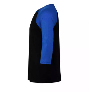Custom Blank <b>Long</b> Sleeve Raglan <b>T</b> <b>Shirt</b> <b>for</b> <b>Men</b> Private Label Regular Fit <b>T</b> <b>Shirt</b> Casual Wear <b>T</b> <b>Shirt</b> Solid Color <b>T</b>-<b>Shirt</b> - Product Image 3