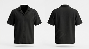 เสื้อเชิ้ตคอปกติดกระดุมสำหรับฤดูร้อนเสื้อเชิ้ตลำลองผ้าฝ้ายน้ำหนักเบาระบายอากาศ - Product Image 3