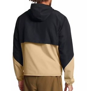 <b>Men's</b> Casual Stylish Nylon Waterproof Plus Size Windbreaker <b>Jacket</b> Windproof Quick Dry with Zipper Eco-Friendly Logo on Front - Product Image 3