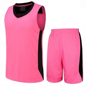 High Quality Custom Digital Print Breathable Plaid Short Sleeve Basketball Uniforms - Product Image 5
