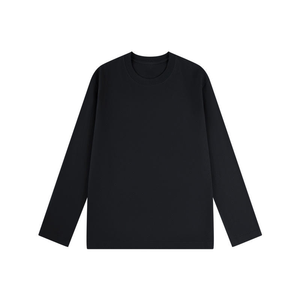 Camiseta Casual de Manga Larga con Doble Costura, Hombros Caídos, Cuello Redondo, Colorida, Unisex, Talla Grande - Product Image 2