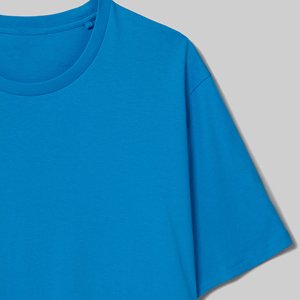 T-shirts pour hommes en coton 100% personnalisés en gros, col rond, manches courtes, respirants, teints unis, anti-plis - Product Image 6