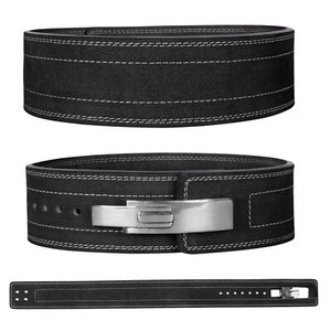 Leather Weightlifting Lever Belt Bodybuilding <b>Back</b> <b>Support</b> powerlifting Gym Belt - Product Image 5