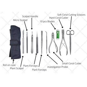 Kit de Propagación y Fragmentación de Corales 10FK Ultimate, Tijeras de Acero Inoxidable de Grado Marino para Acuarios y Arrecifes - Product Image 2