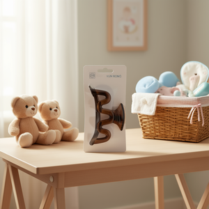 PINZAS Pince à cheveux en forme de M de 9 cm pour le soin et le coiffage des cheveux de bébé - Product Image 2