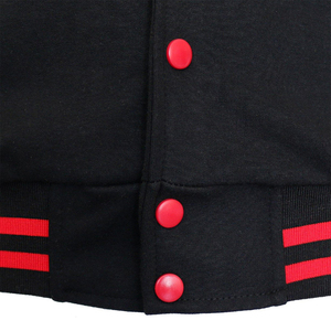 Blouson universitaire unisexe en laine, style streetwear, personnalisé, à capuche, col montant, avec logo frontal, motif géométrique, le plus vendu - Product Image 5
