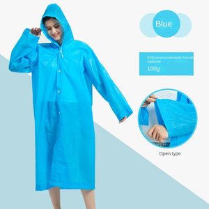 Chaqueta Impermeable Transparente para Mujer, Estilo Moderno y Personalizado, con Bordado, Transpirable y Resistente al Viento - Product Image 2