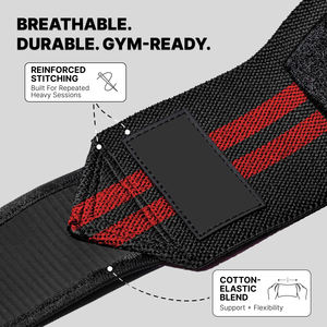 Vendas ajustables de neopreno para levantamiento de pesas, soporte elástico para codo, para fitness, entrenamiento y culturismo - Product Image 6