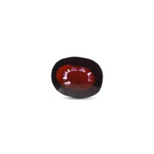 Natural Oval Cut Hessonite Gomed 9.55 Carat Loose Gemstone for Fine Jewelry - Product Image 1