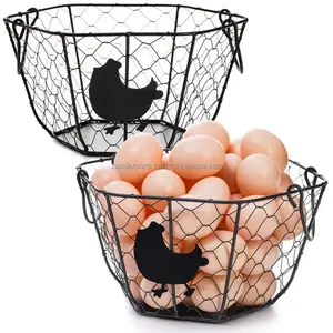 Modern Rectangular Stainless Steel Wire Basket Stylish Organizer Handmade Art Dish Drying Mat Foldable Dishwasher Microwave Safe - Product Image 3