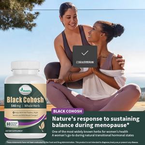 Cápsulas de <span class=keywords><strong>Black</strong></span> <span class=keywords><strong>Cohosh</strong></span> OEM/ODM com Extrato de Raiz de <span class=keywords><strong>Black</strong></span> <span class=keywords><strong>Cohosh</strong></span>, Suplemento para Apoio à Menopausa e Suporte Nutricional - Product Image 4