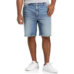 Shorts de Mezclilla Desgastados para Hombre, Estilo Casual Urbano, Corte Moderno - Product Image 4