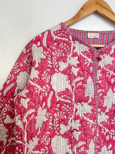 Nouvelle veste matelassée en coton respirant à séchage rapide, imprimée numériquement, écologique, de qualité supérieure, faite à la main, pour femmes, hiver, printemps, automne - Product Image 6