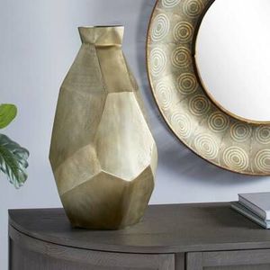 Vase à fleurs en métal de qualité supérieure, finition élégante, adapté à la décoration du salon, de la chambre et du bureau. - Product Image 1