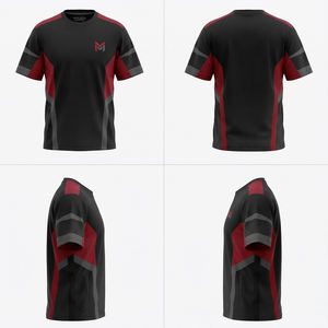 Camiseta Jersey de Lujo, Tacto Suave, Estilo Urbano, Tela Brillante, Corte Holgado, Diseño Personalizado, Alta Calidad, Secado Rápido, para Hombre - Product Image 6