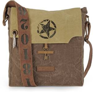 Bolsos Elegantes para Hombre, Bolsos de Mensajero de Lona de Gran Tamaño con Patrón Sólido y Logotipo, Creación Navrit - Product Image 4