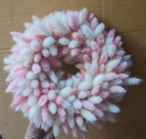 Colas de Conejo Lagurus, Flores Naturales Secas, Corona de 27-30 CM, Multicolor, Decoración para el Hogar - Product Image 4