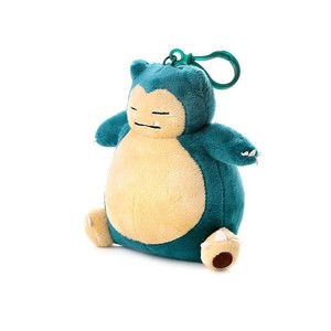 Porte-clés en peluche authentique Snorlax de Pokémon avec crochet, 5,1 pouces, design mignon - Product Image 3