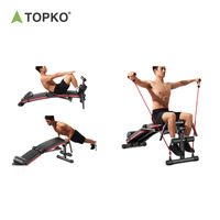 Banc de musculation TOPKO de haute qualité pour la maison, pliable, multifonctionnel, pour hommes et femmes
