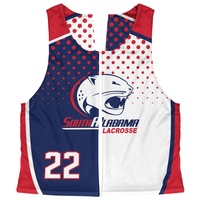 Pinnies de Lacrosse Sublimados Reversibles al por Mayor, Jersey de Práctica Personalizado para Hombre, Pinnies de Lacrosse Sublimados para Equipo, Camisetas de Lacrosse