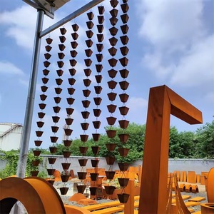 โซ่ตกแต่งรูปถ้วยสำหรับรางน้ำฝนและตกแต่งสวน - Product Image 4
