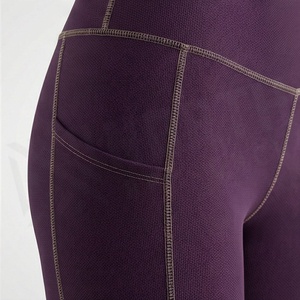 High Waisted Yoga Leggings Custom Logo Womens Scrunch Butt Seamless Pants Workout Fitness Gym Activewear Sports Gear - Product Image 5