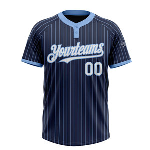 Factory Direct Supply Short Sleeve <b>Baseball</b> Two Button Shirts Sport Wear <b>Baseball</b> Two Button Shirts - Product Image 1