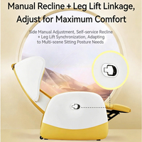 Fauteuil de massage compact pour la maison IH-5008, 2-en-1 canapé et masseur, mini format, Bluetooth, USB, 3 modes, facile à déplacer, idéal pour les petits espaces