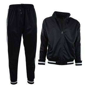 Ensemble de survêtement de sport respirant pour hommes, deux pièces, vente en gros - Product Image 2