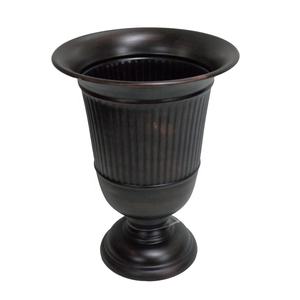 Vase à fleurs en métal et fer de grande taille de style luxueux en bronze pour la décoration de la maison Décoration de table personnalisée Design moderne - Product Image 1