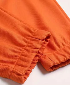 กางเกงวอร์มสีส้มสำหรับผู้ชาย เอวยางยืด มีเชือกผูก ทรงลำลอง น้ำหนักปานกลาง ผ้าถัก เหมาะสำหรับใส่ในฤดูใบไม้ร่วง - Product Image 5