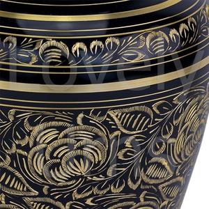 Urna Funeraria de Latón Villarose Elite, Diseño Dorado, Urna Conmemorativa para Cenizas Humanas, Fabricante OEM ODM - Product Image 4