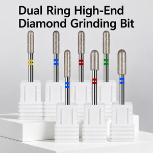 Broca de Diamante Natural de Precisión Yaqin de Alta Gama, con Punta en Forma de Domo de 3/32" (3mm), para <span class=keywords><strong>Manicura</strong></span> Rusa - Product Image 2