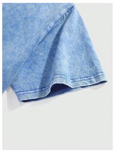 Camiseta Oversize para Hombre, de Algodón, Manga Corta, Hombros Caídos, Estilo Casual y Urbano - Product Image 5