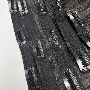 Extensiones de cabello de alta calidad con clip, hechas con cabello virgen vietnamita de calidad superior, sin desprendimiento ni enredos. - Product Image 1