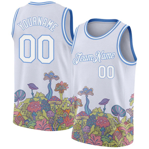 Camisetas sin Mangas Personalizadas con Nombre y Número, Impresas en 3D, para Baloncesto, Cuello Redondo, con Diseño de Bloques de Color, Transpirables - Product Image 3