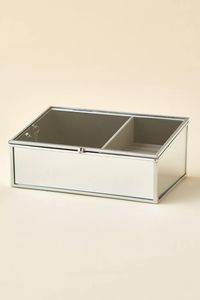 Metal And Glass Jewelry Box With Transparent Glass Design For Cosmetics Jewelry And Keepsake Storage - Product Image 2