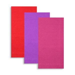 Paño de Cocina de Primera Calidad con Diseño de Waffle en Color Rojo para Navidad, Secado Rápido, 100% Algodón - Product Image 6