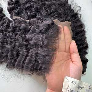 Vente en gros 100% Extensions de cheveux Remy de haute qualité Cheveux vietnamiens bouclés en eau noire naturelle Double extrémités dessinées pour le tissage - Product Image 3