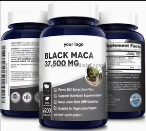 Kapsul bubuk akar Maca hitam, Formula untuk meningkatkan vitalitas dan Stamina pria, digunakan untuk mengobati skema ereksi. - Product Image 5