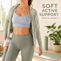 Soutien-gorge de sport sans couture pour femme, motif rayé ondulé, haut court de yoga et de gym, bretelles spaghetti ajustables, col rond, soutien-gorge athlétique de fitness