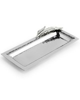 Plateau à chocolat en aluminium durable et original avec options personnalisables, ajoutant un charme unique à l'agencement des repas et aux réceptions.