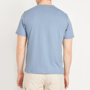 เสื้อยืดผู้ชายทรงสลิมฟิต ผ้าคอตตอนหนา 100% สกรีนโลโก้ได้ตามสั่ง แขนสั้นและแขนยาว สไตล์ลำลอง ทรงโอเวอร์ไซส์ - Product Image 2