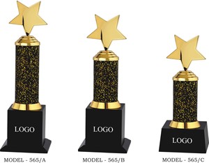 Professional Star Trophy Supplier with Modern Design Portable Die Casting Metal Engraving Services - Product Image 3