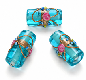 Handmade Classic Jewelry Making Colorful Lampwork Glass <b>Beads</b> Black Red <b>Crystal</b> for Wedding Cake <b>Bracelet</b> <b>Crystal</b> Glass <b>Beads</b> - Product Image 1
