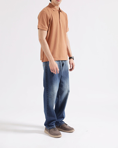 Nouveauté 2026 – Polo respirant à manches courtes blanc uni pour homme, 100 % coton/polyester, avec logo imprimé en 3D en relief personnalisé - Product Image 6