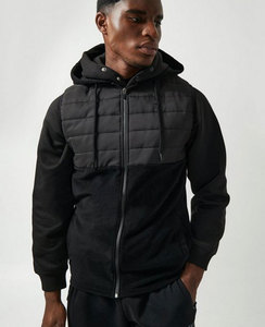 Abrigo de invierno acolchado de alta calidad para hombre, chaqueta acolchada gruesa y cálida con cierre de cremallera, servicio OEM al por mayor disponible - Product Image 3